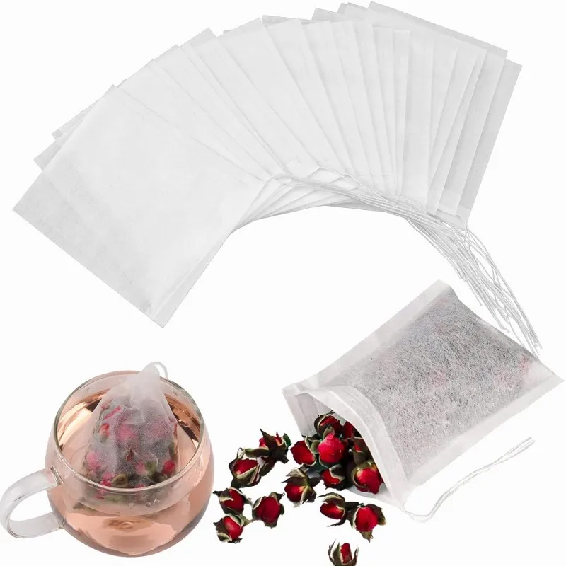 Herbal Wellness Tea - 100pcs Disposable Teabags Non-woven Fabric Tea