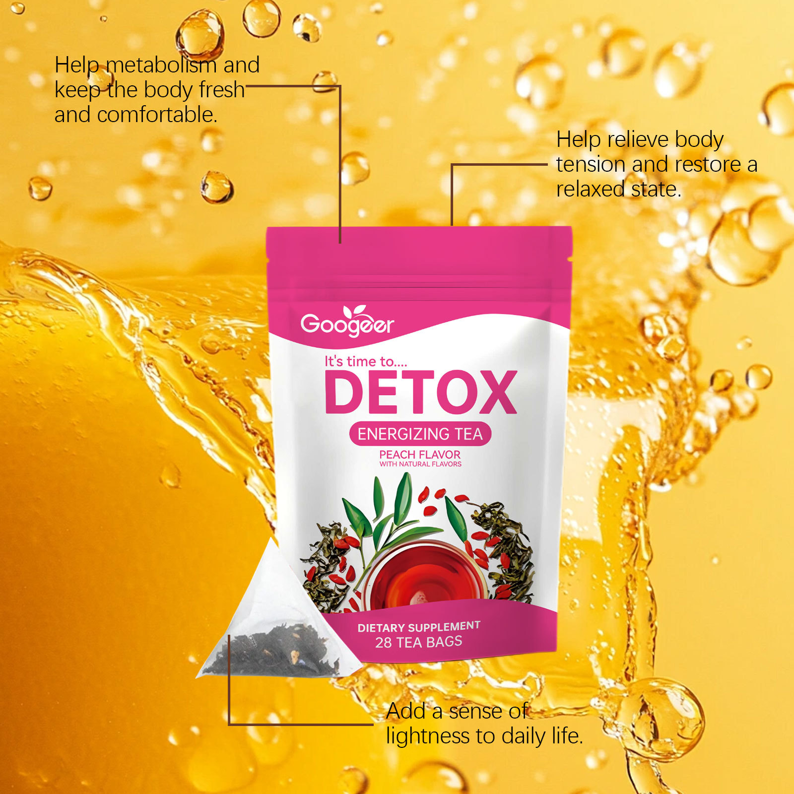 Detox Cleanse Tea - Body Treat - đánh giá và giá Herbal Wellness Tea