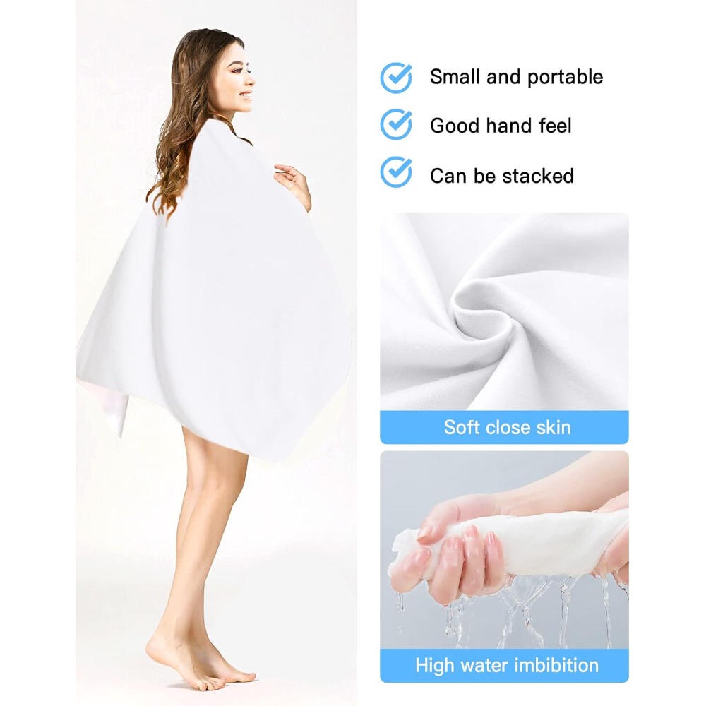 1pc Beach Towel Pure White Tow - đánh giá và giá Herbal Yoga