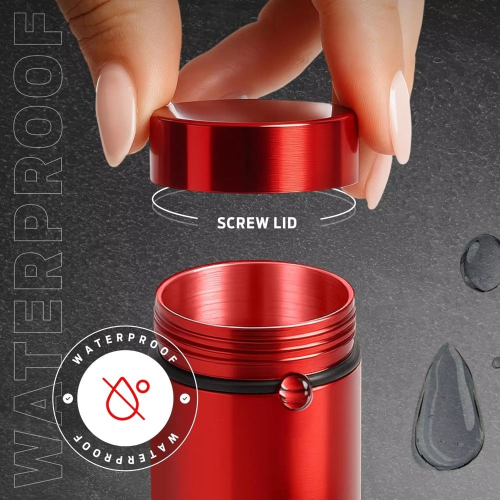 New Portable Aluminum Jar 50ml - đánh giá và giá Herbal Wellness Tea