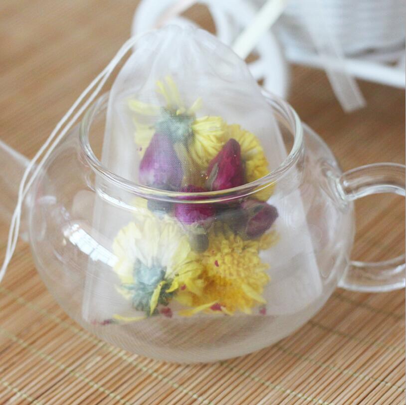 50pcs/lot Empty Tea Bag Nylon  - đánh giá và giá Herbal Wellness Tea